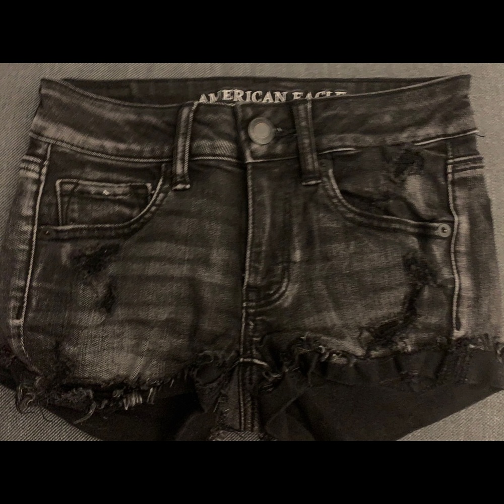 American Eagle Distressed Denim Shorts